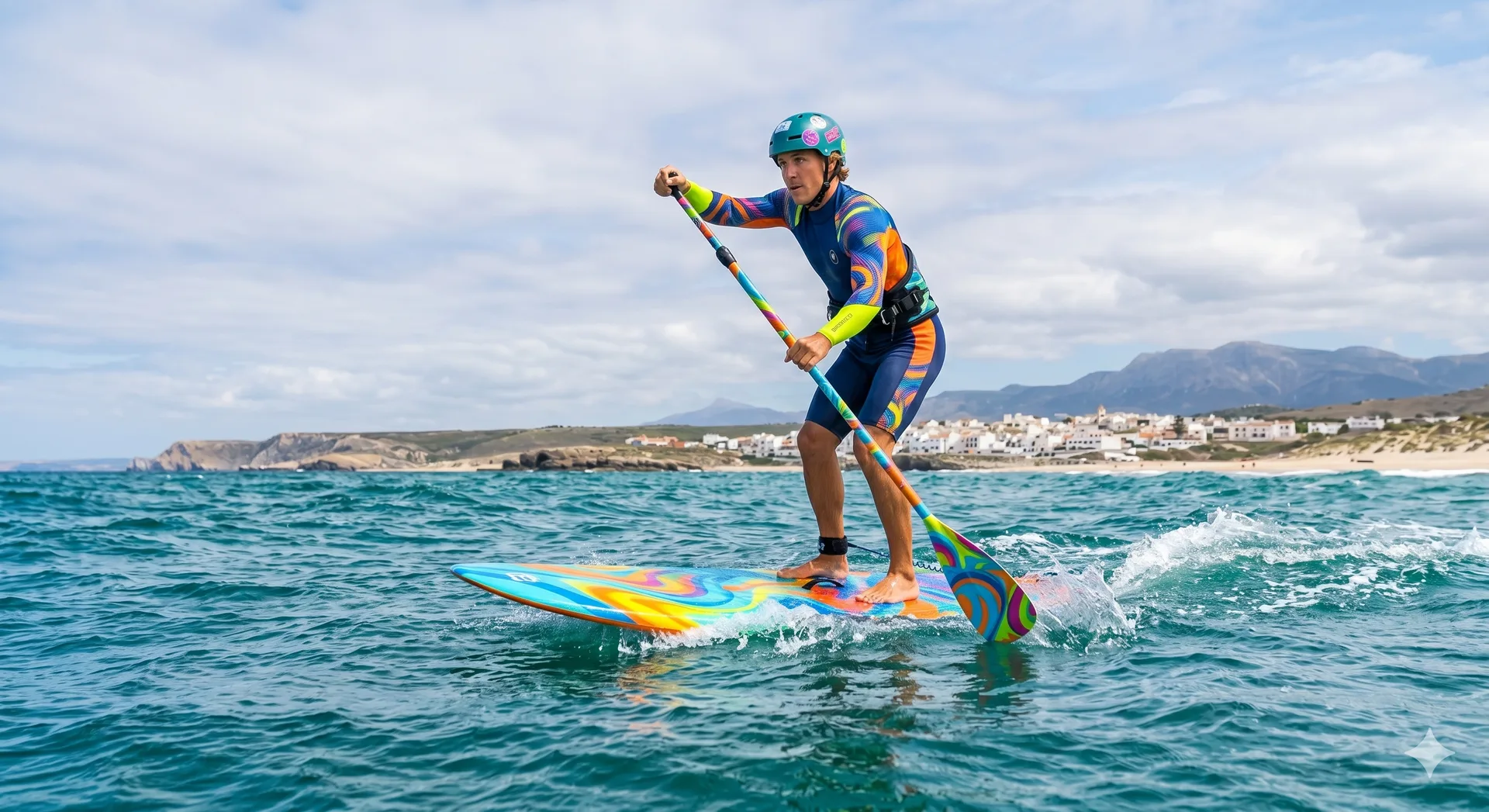 Paddlesurf en aguas de la Costa del Sol